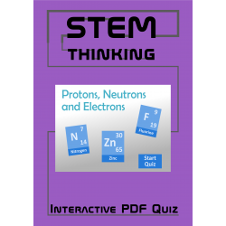 Atomic Number, Mass Number Chemistry Paperless Interactive PDF Quiz